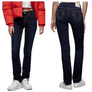 💜 True Religion Trisha Straight Leg Jeans,Size 28